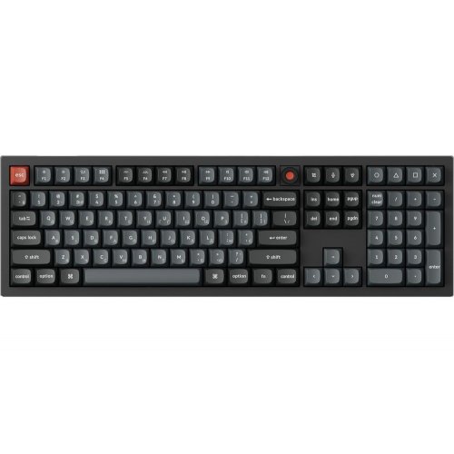Клавиатура Keychron V6 8K Keychron Super Red Switch (V6W-D1-UA) Black купить в Украине: Киев, Днепр, Харьков, Одесса  | Низкая цена, отзывы, характеристики от TELEMART фото