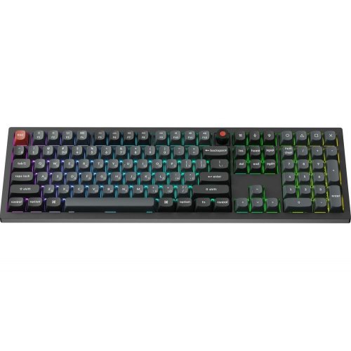 Клавиатура Keychron V6 8K Keychron Super Red Switch (V6W-D1-UA) Black купить в Украине: Киев, Днепр, Харьков, Одесса  | Низкая цена, отзывы, характеристики от TELEMART фото