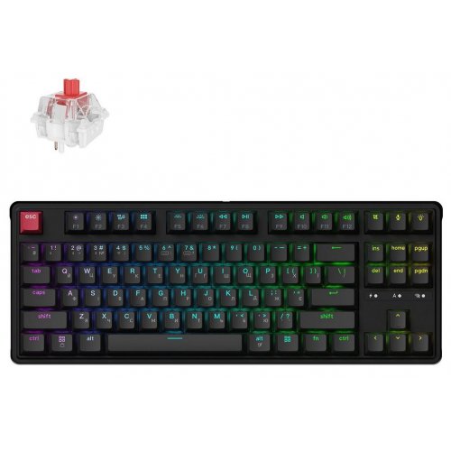 Клавиатура Keychron C3 Max Super Red Switch Wireless (C3M-H1-UA) Black купить в Украине: Киев, Днепр, Харьков, Одесса  | Низкая цена, отзывы, характеристики от TELEMART фото