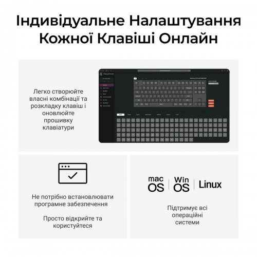 Клавиатура Keychron C3 Max Super Red Switch Wireless (C3M-H1-UA) Black купить в Украине: Киев, Днепр, Харьков, Одесса  | Низкая цена, отзывы, характеристики от TELEMART фото