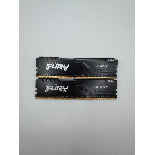 Озп Kingston DDR4 64GB (2x32GB) 3600Mhz FURY Beast Black (KF436C18BBK2/64) (Відновлено продавцем, 880399) купити в Україні: Київ, Львів, Хмельницький, Тернопіль, Івано-Франківськ | Перевірка сумісності, низька ціна, відгуки, характеристики від TELEMART фото