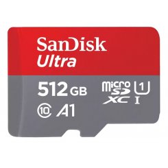 Карта пам'яті SanDisk microSDXC Ultra 512GB Class 10 UHS-I A1 (з адаптером) (SDSQUAC-512G-GN6MA)