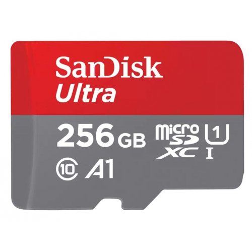 Карта памяти SanDisk microSDXC Ultra 256GB Class 10 UHS-I (SDSQUNR-256G-GN3MN) купить в Украине: Киев, Днепр, Харьков, Одесса  | Низкая цена, отзывы, характеристики от TELEMART фото