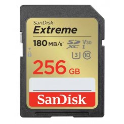 Карта памяти SanDisk SDXC Extreme 256GB Class 10 UHS-I V30 U3 (SDSDXVV-256G-GNCIN)
