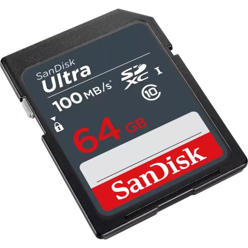 Карта памяти SanDisk SDHC Ultra 64GB Class 10 UHS-I (SDSDUNR-064G-GN3IN) купить в Украине: Киев, Днепр, Харьков, Одесса  | Низкая цена, отзывы, характеристики от TELEMART фото