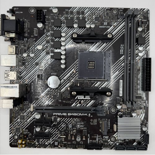 Материнська плата Asus PRIME B450M-K II (sAM4, AMD B450) (Відновлено продавцем, 880510) купити в Україні: Київ, Львів, Хмельницький, Тернопіль, Івано-Франківськ | Перевірка сумісності, низька ціна, відгуки, характеристики від TELEMART фото