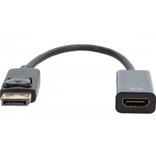 Адаптер Digitus DisplayPort to HDMI Adapter 0.15m (DB-340400-001-S) Black купити в Україні: Київ, Львів, Хмельницький, Тернопіль, Івано-Франківськ | Низька ціна, відгуки, характеристики від TELEMART фото