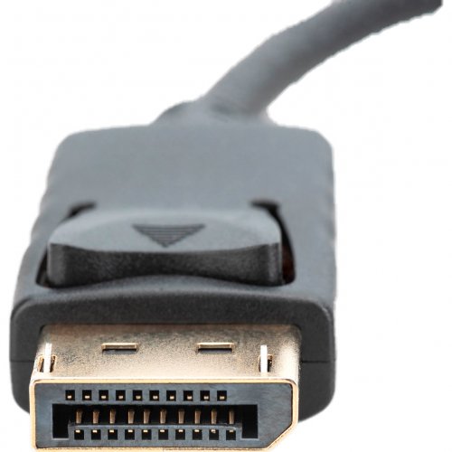 Адаптер Digitus DisplayPort to HDMI Adapter 0.15m (DB-340400-001-S) Black купити в Україні: Київ, Львів, Хмельницький, Тернопіль, Івано-Франківськ | Низька ціна, відгуки, характеристики від TELEMART фото