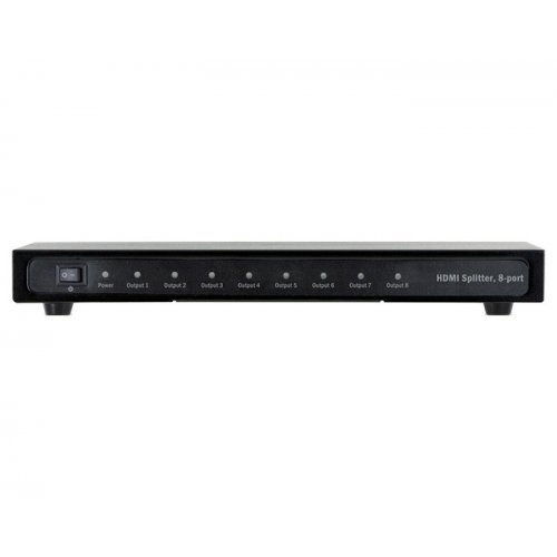 Разветвитель-сплиттер Digitus HDMI 1 to 8 port FHD (DS-43302) Black купить в Украине: Киев, Днепр, Харьков, Одесса  | Низкая цена, отзывы, характеристики от TELEMART фото