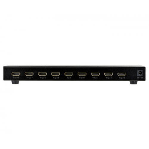 Разветвитель-сплиттер Digitus HDMI 1 to 8 port FHD (DS-43302) Black купить в Украине: Киев, Днепр, Харьков, Одесса  | Низкая цена, отзывы, характеристики от TELEMART фото
