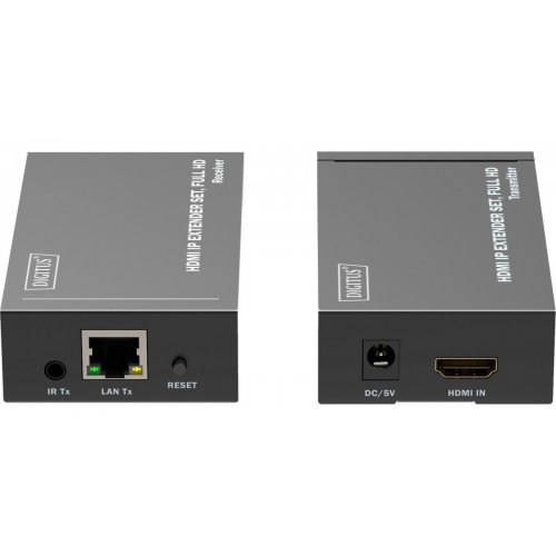 Подовжувач Digitus HDMI Extender Set (DS-55517) Black купити в Україні: Київ, Львів, Хмельницький, Тернопіль, Івано-Франківськ | Низька ціна, відгуки, характеристики від TELEMART фото