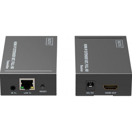 Подовжувач Digitus HDMI Extender Set (DS-55517) Black купити в Україні: Київ, Львів, Хмельницький, Тернопіль, Івано-Франківськ | Низька ціна, відгуки, характеристики від TELEMART фото