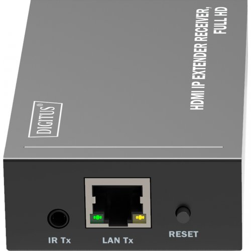 Удлинитель Digitus HDMI IP Extender Receiver (DS-55518) Black купить в Украине: Киев, Днепр, Харьков, Одесса  | Низкая цена, отзывы, характеристики от TELEMART фото