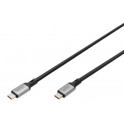 Кабель Digitus USB 4.0 Type-C to USB Type-C 3m (DB-300443-030-S) Black