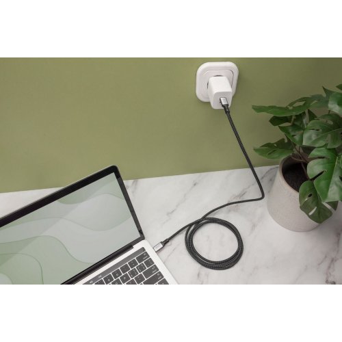 Кабель Digitus USB 4.0 Type-C to USB Type-C 3m (DB-300443-030-S) Black купить в Украине: Киев, Днепр, Харьков, Одесса  | Низкая цена, отзывы, характеристики от TELEMART фото