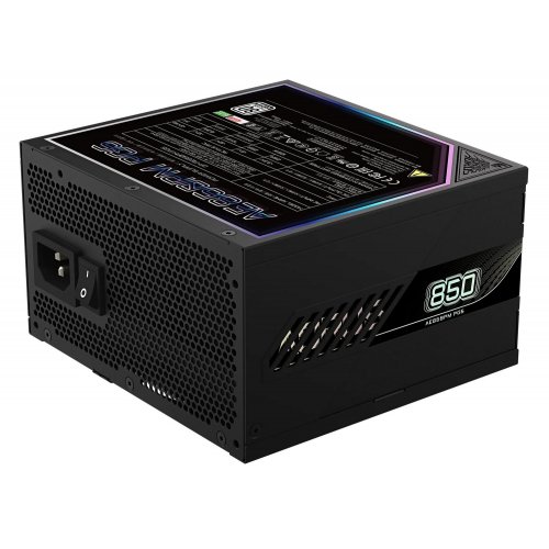 Блок живлення Gigabyte AE850PM PG5 850W (GP-AE850PM PG5) Black (Відновлено продавцем, 880530) купити в Україні: Київ, Львів, Хмельницький, Тернопіль, Івано-Франківськ | Перевірка сумісності, низька ціна, відгуки, характеристики від TELEMART фото