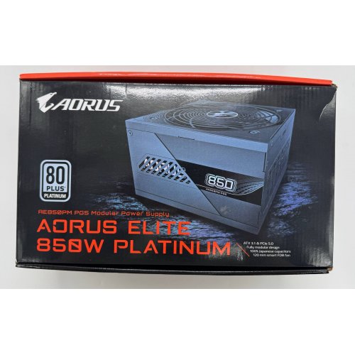 Блок живлення Gigabyte AE850PM PG5 850W (GP-AE850PM PG5) Black (Відновлено продавцем, 880530) купити в Україні: Київ, Львів, Хмельницький, Тернопіль, Івано-Франківськ | Перевірка сумісності, низька ціна, відгуки, характеристики від TELEMART фото