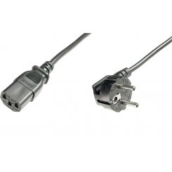 Кабель Digitus CEE 7/7 - C13 5m (AK-440100-050-S) Black