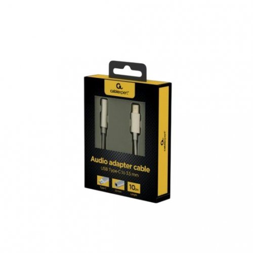 Адаптер Cablexpert USB Type-C to 3.5mm (A-CM-3.5F-01) White купить в Украине: Киев, Днепр, Харьков, Одесса  | Низкая цена, отзывы, характеристики от TELEMART фото