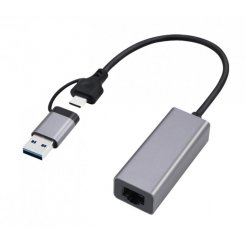 Мережева карта Cablexpert USB Type-A/Type-C to 2.5G Ethernet (A-USB3AC-LAN2G-01) Black