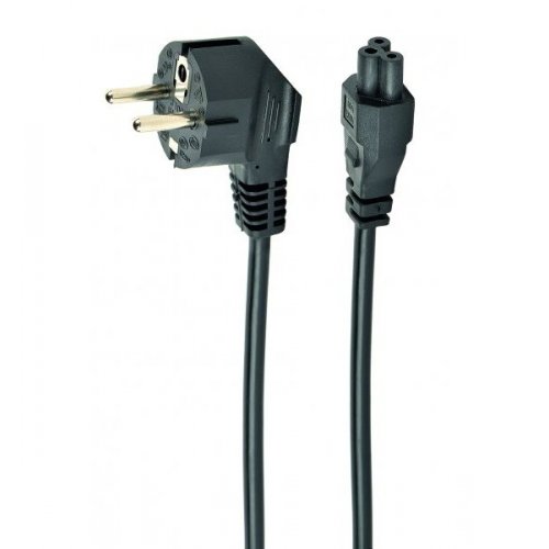 Кабель Cablexpert CEE7/7 - C5 0.5m (PC-186-ML12-0.5M) Black купити в Україні: Київ, Львів, Хмельницький, Тернопіль, Івано-Франківськ | Низька ціна, відгуки, характеристики від TELEMART фото