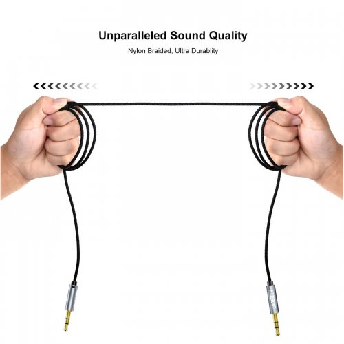 Кабель Choetech 3.5mm to 3.5mm 1.2m (AUX002) купить в Украине: Киев, Днепр, Харьков, Одесса  | Низкая цена, отзывы, характеристики от TELEMART фото