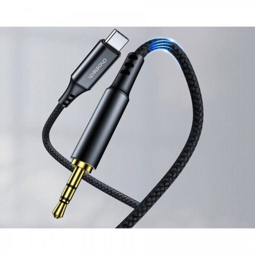 Кабель Choetech USB Type-C to 3.5mm 1m (AUX006) купить в Украине: Киев, Днепр, Харьков, Одесса  | Низкая цена, отзывы, характеристики от TELEMART фото