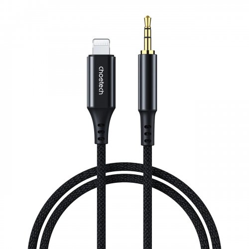 Кабель Choetech Lightning to 3.5mm 2m (AUX009) купить в Украине: Киев, Днепр, Харьков, Одесса  | Низкая цена, отзывы, характеристики от TELEMART фото