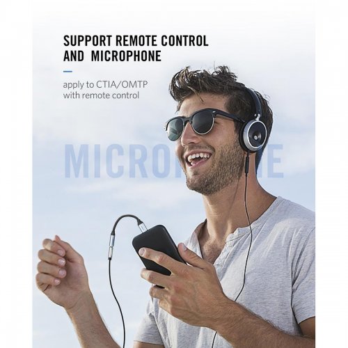 Кабель Ugreen AV142 USB Type-C to 3.5mm (30632) Black купить в Украине: Киев, Днепр, Харьков, Одесса  | Низкая цена, отзывы, характеристики от TELEMART фото