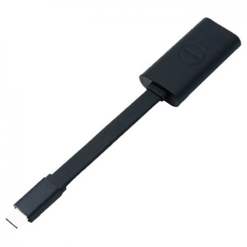 Переходник Dell Adapter USB Type-C to USB 3.0 (470-ABNE) Black купить в Украине: Киев, Днепр, Харьков, Одесса  | Низкая цена, отзывы, характеристики от TELEMART фото