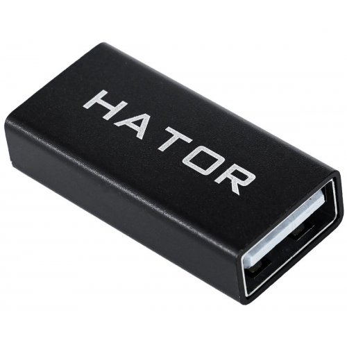 Переходник HATOR USB 3.0 to USB Type-C (ACC216) Black купить в Украине: Киев, Днепр, Харьков, Одесса  | Низкая цена, отзывы, характеристики от TELEMART фото