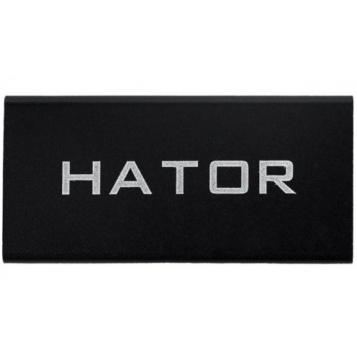 Переходник HATOR USB 3.0 to USB Type-C (ACC216) Black купить в Украине: Киев, Днепр, Харьков, Одесса  | Низкая цена, отзывы, характеристики от TELEMART фото
