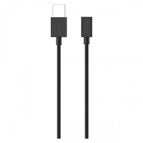 Кабель HATOR USB to USB Type-C 1m (ACC416) Black купить в Украине: Киев, Днепр, Харьков, Одесса  | Низкая цена, отзывы, характеристики от TELEMART фото