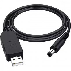Кабель PRC USB to DC Jack 5.5x2.1mm 12V (39134)