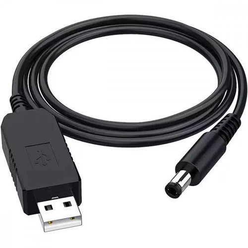 Кабель PRC USB to DC Jack 5.5x2.1mm 12V (39134) купити в Україні: Київ, Львів, Хмельницький, Тернопіль, Івано-Франківськ | Низька ціна, відгуки, характеристики від TELEMART фото