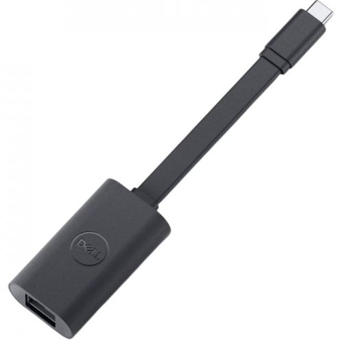 Сетевая карта Dell USB Type-C to 2.5G Ethernet (470-BCFV) Black купить в Украине: Киев, Днепр, Харьков, Одесса  | Низкая цена, отзывы, характеристики от TELEMART фото