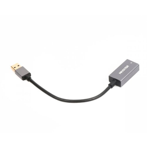 Сетевая карта Maxxter USB to Gigabit Ethernet (NEA-U3-01) Dark Grey купить в Украине: Киев, Днепр, Харьков, Одесса  | Низкая цена, отзывы, характеристики от TELEMART фото