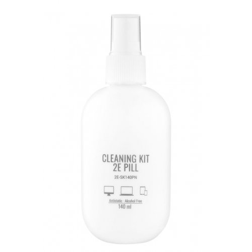 Набір для чищення 2E PILL Cleaning Kit for Office Equipment 140ml + Cloth 20cm (2E-SK140PN) White/Pink купити в Україні: Київ, Львів, Хмельницький, Тернопіль, Івано-Франківськ | Низька ціна, відгуки, характеристики від TELEMART фото