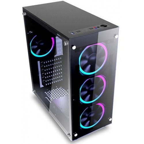 Корпус 1stPlayer Fire Dancing-V2 Color LED без БП Black (Восстановлено продавцом, 880637) купить в Украине: Киев, Днепр, Харьков, Одесса  | Проверка совместимости, низкая цена, отзывы, характеристики от TELEMART фото