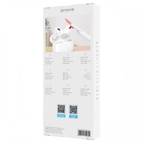 Набор для чистки Proove Multifunctional Cleaning Set Mr. Cleaner 3 in 1 (MCP00000302) White купить в Украине: Киев, Днепр, Харьков, Одесса  | Низкая цена, отзывы, характеристики от TELEMART фото