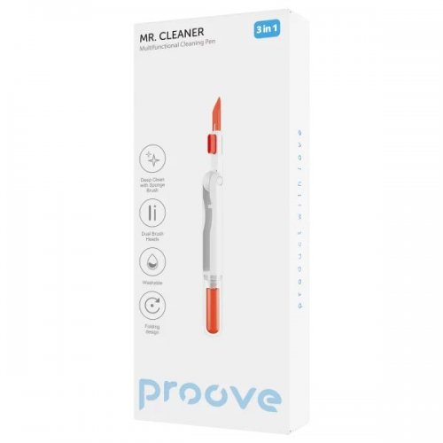 Набор для чистки Proove Multifunctional Cleaning Set Mr. Cleaner 3 in 1 (MCP00000302) White купить в Украине: Киев, Днепр, Харьков, Одесса  | Низкая цена, отзывы, характеристики от TELEMART фото
