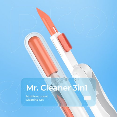 Набор для чистки Proove Multifunctional Cleaning Set Mr. Cleaner 3 in 1 (MCP00000302) White купить в Украине: Киев, Днепр, Харьков, Одесса  | Низкая цена, отзывы, характеристики от TELEMART фото