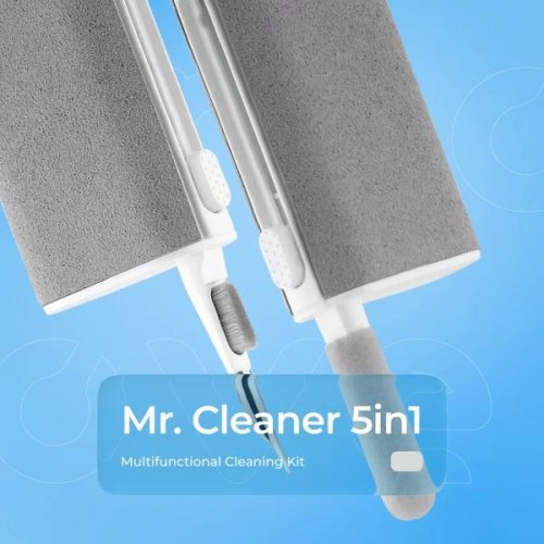 Набор для чистки Proove Multifunctional Cleaning Set Mr. Cleaner 5 in 1 (MCS00000502) White купить в Украине: Киев, Днепр, Харьков, Одесса  | Низкая цена, отзывы, характеристики от TELEMART фото