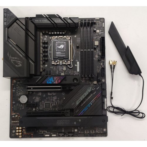Материнська плата Asus ROG STRIX B760-F GAMING WIFI (s1700, Intel B760) (Відновлено продавцем, 880666) купити в Україні: Київ, Львів, Хмельницький, Тернопіль, Івано-Франківськ | Перевірка сумісності, низька ціна, відгуки, характеристики від TELEMART фото