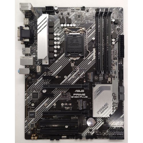 Материнская плата Asus PRIME B460-PLUS (s1200, Intel B460) (Восстановлено продавцом, 880668) купить в Украине: Киев, Днепр, Харьков, Одесса  | Проверка совместимости, низкая цена, отзывы, характеристики от TELEMART фото