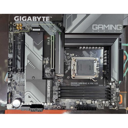 Уценка материнская плата Gigabyte B650 GAMING X AX V2 (sAM5, AMD B650) (Следы использования, 880673) купить в Украине: Киев, Днепр, Харьков, Одесса  | Проверка совместимости, низкая цена, отзывы, характеристики от TELEMART фото