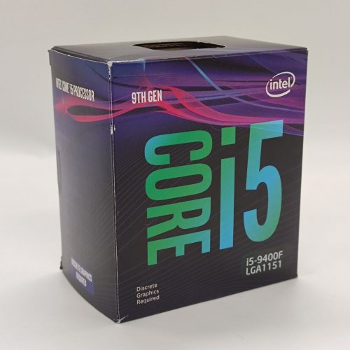 Процессор Intel Core i5-9400F 2.9(4.1)GHz 9MB s1151 Box (BX80684I59400F) (Восстановлено продавцом, 880676) купить в Украине: Киев, Днепр, Харьков, Одесса  | Проверка совместимости, низкая цена, отзывы, характеристики от TELEMART фото