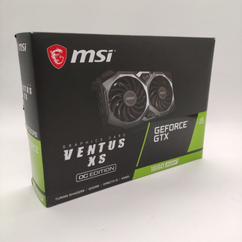 Відеокарта MSI GeForce GTX 1660 SUPER VENTUS XS OC 6144MB (GTX 1660 SUPER VENTUS XS OC) (Відновлено продавцем, 880683) купити в Україні: Київ, Львів, Хмельницький, Тернопіль, Івано-Франківськ | Перевірка сумісності, низька ціна, відгуки, характеристики від TELEMART фото