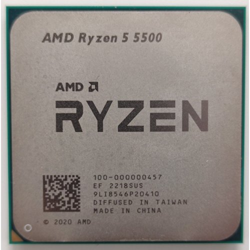 Процессор AMD Ryzen 5 5500 3.6(4.2)GHz 16MB sAM4 Box (100-100000457BOX) (Восстановлено продавцом, 880696) купить в Украине: Киев, Днепр, Харьков, Одесса  | Проверка совместимости, низкая цена, отзывы, характеристики от TELEMART фото