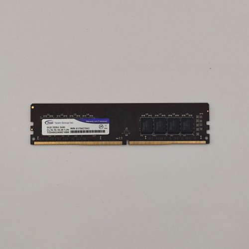 Озп Team DDR4 8GB 2400Mhz (TED48G2400C16BK) (Відновлено продавцем, 880698) купити в Україні: Київ, Львів, Хмельницький, Тернопіль, Івано-Франківськ | Перевірка сумісності, низька ціна, відгуки, характеристики від TELEMART фото